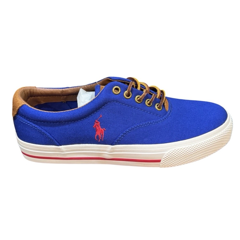 Polo Ralph Lauren Vaughn SK-VLC Lace Up Sneaker Heritage Blue Sport Suede